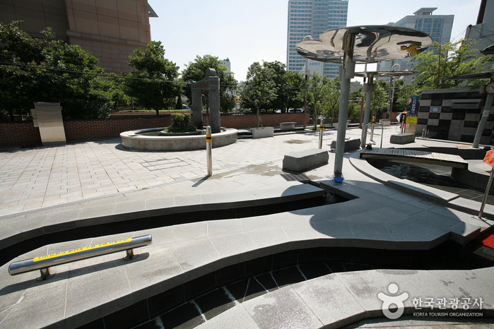 동래온천노천족욕탕