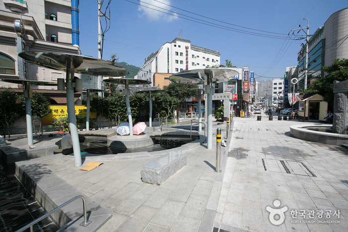 동래온천노천족욕탕