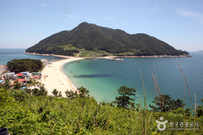 비진도 해수욕장