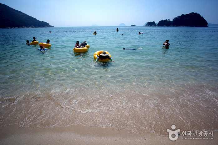 비진도 해수욕장