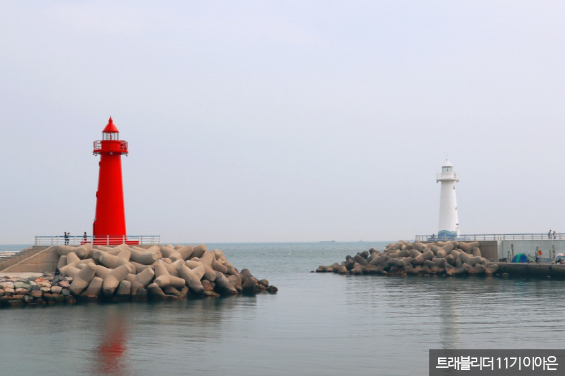 청사포 쌍둥이등대