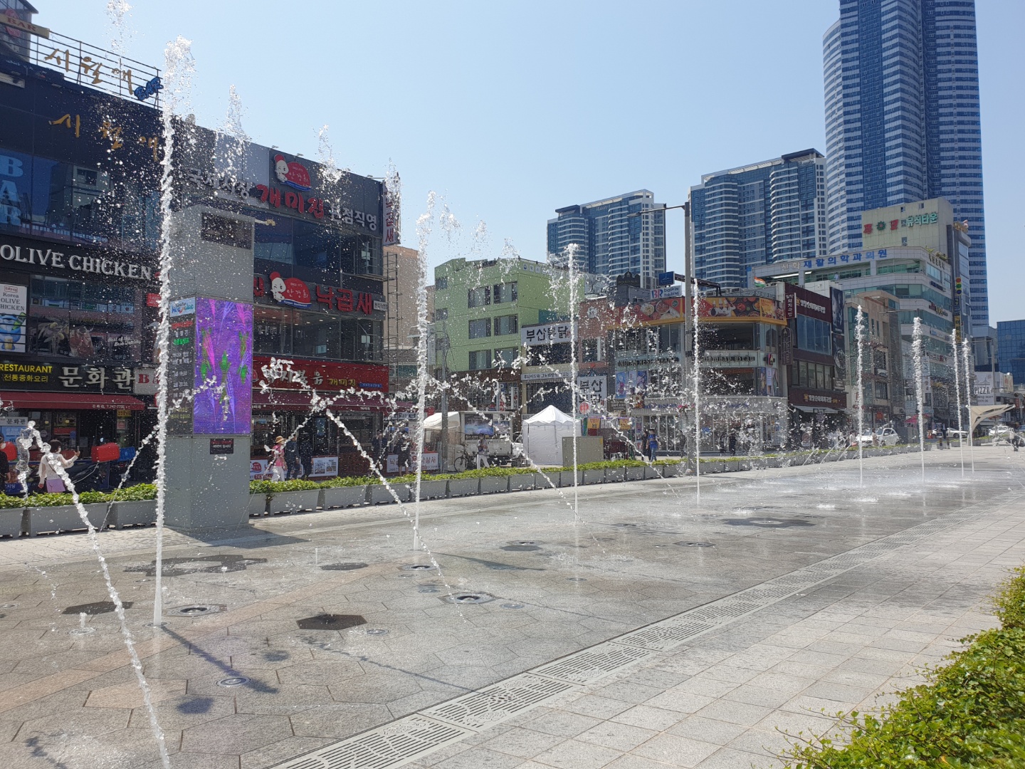 고운바다길 음악분수