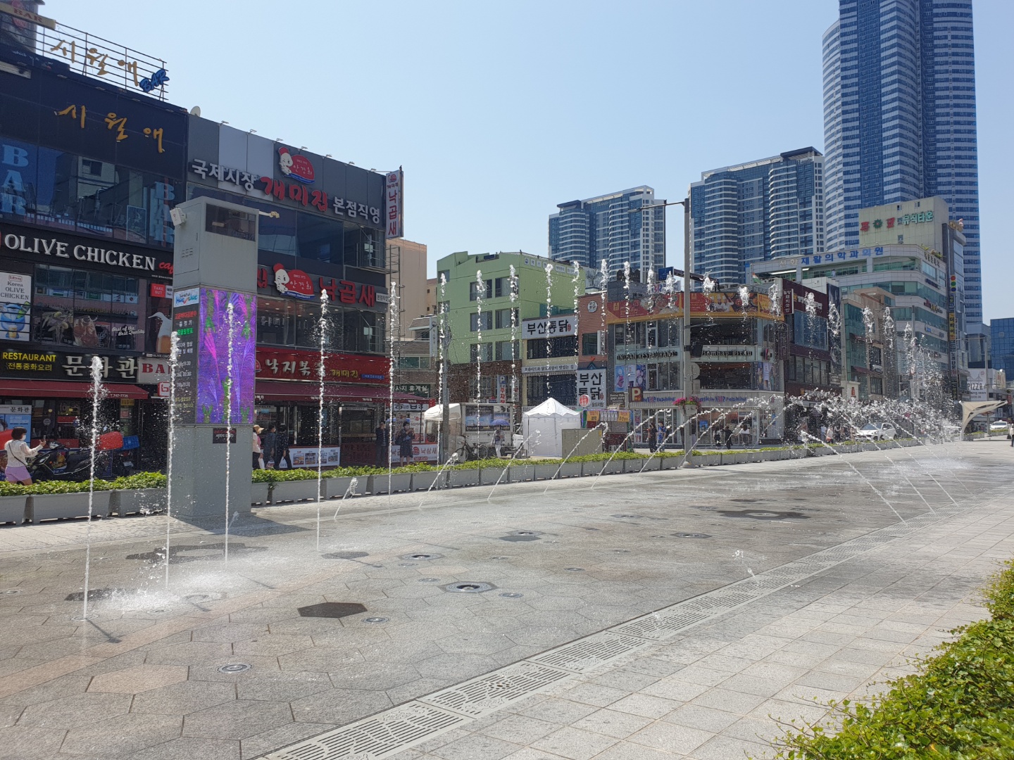 고운바다길 음악분수