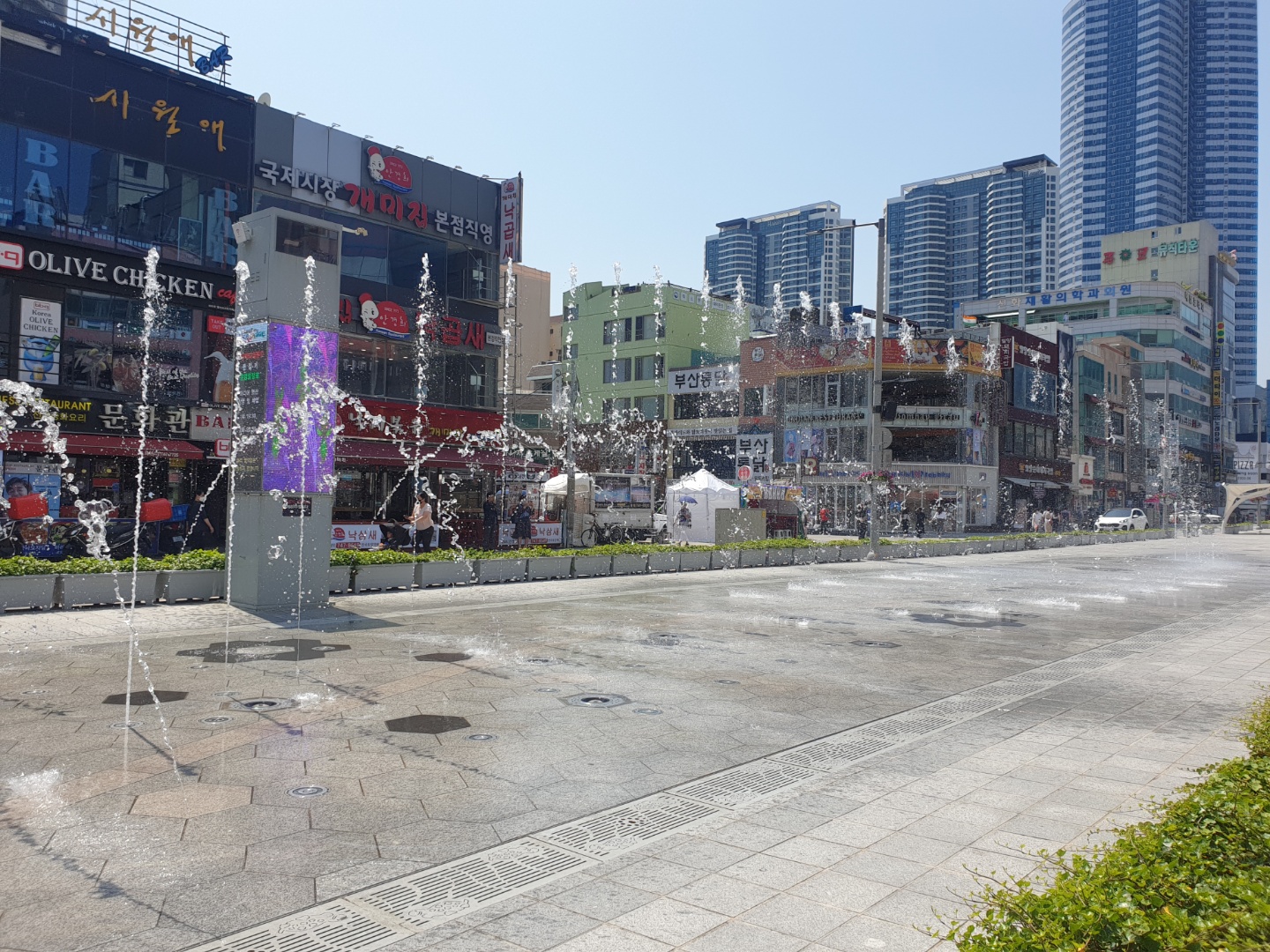 고운바다길 음악분수